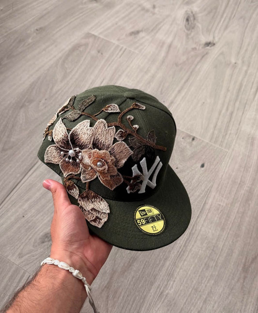 CAPPELLO NY - FLORIS VERDE OLIVA